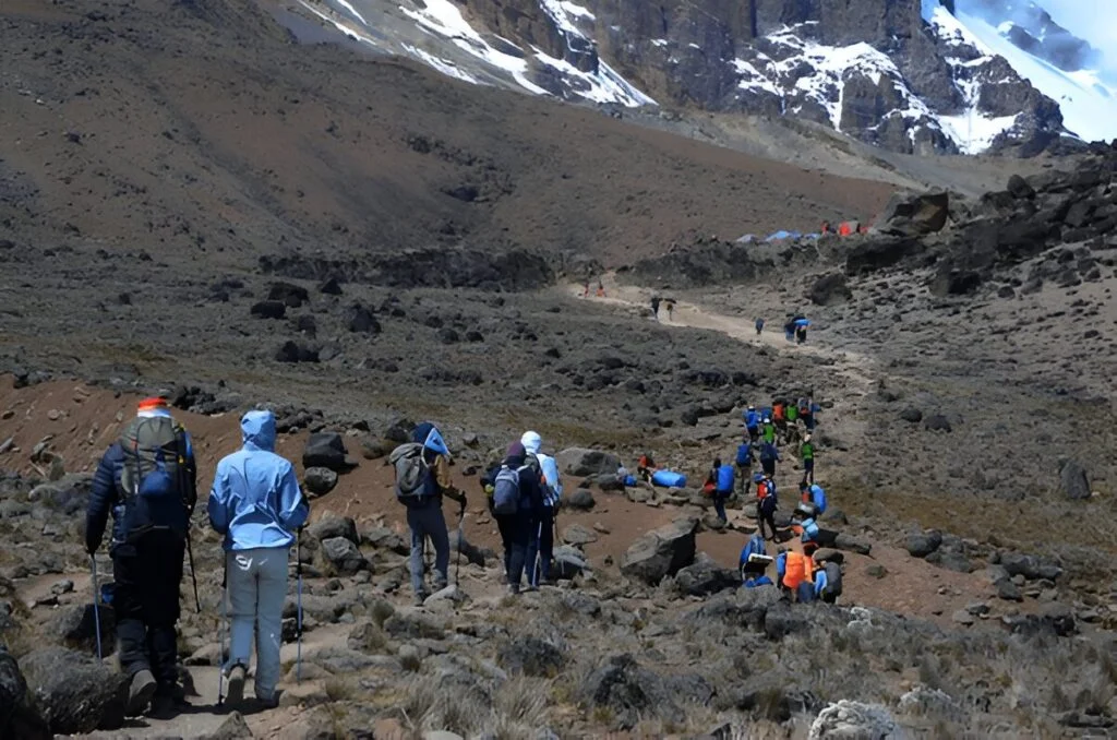 Stunning landscapes on Lemosho Route